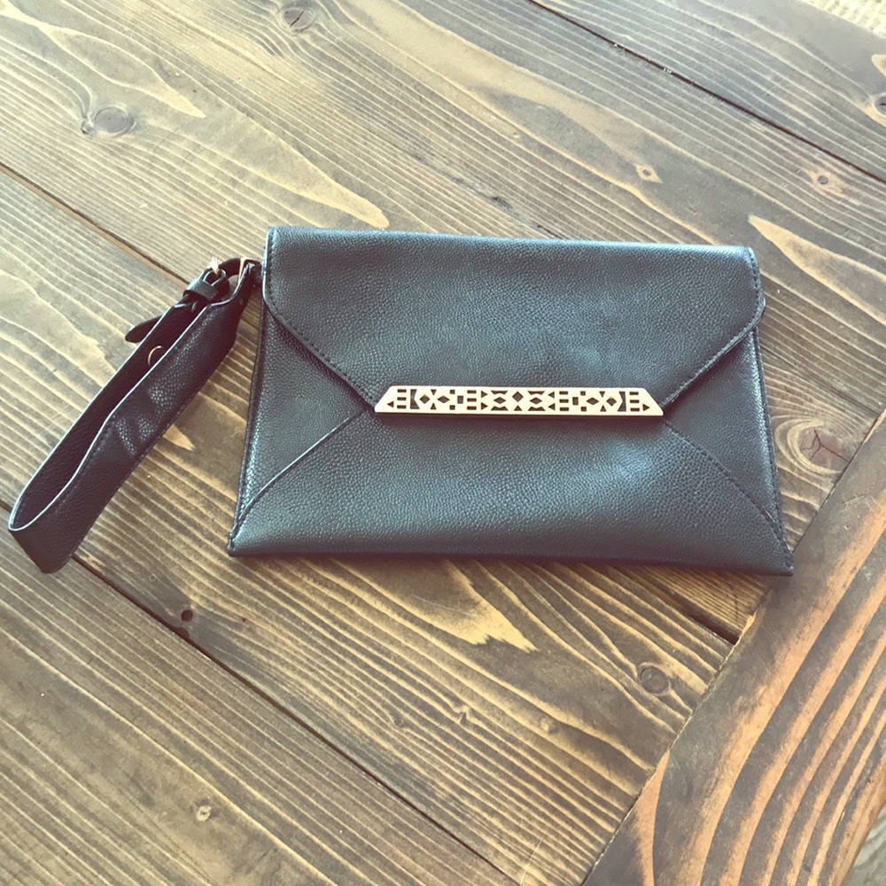 Stella & Dot Black Clutch